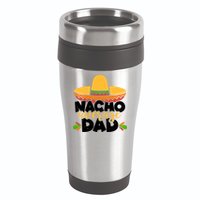 Funny Nacho Average Dad 16oz Travel Tumbler