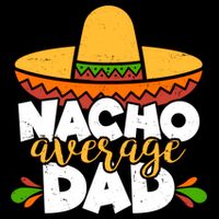 Funny Nacho Average Dad Women's Crop Top Tee