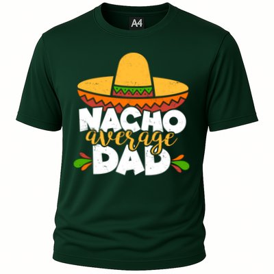Funny Nacho Average Dad Performance Shirt