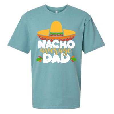 Funny Nacho Average Dad Sueded Cloud Jersey T-Shirt