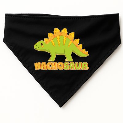 Funny Nachosaur Nacho Cheese Stegosaurus Dinosaur USA-Made Doggie Bandana