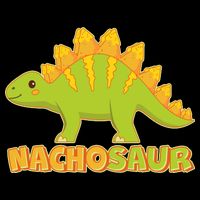 Funny Nachosaur Nacho Cheese Stegosaurus Dinosaur Backpack