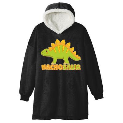 Funny Nachosaur Nacho Cheese Stegosaurus Dinosaur Hooded Wearable Blanket