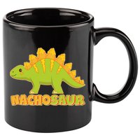 Funny Nachosaur Nacho Cheese Stegosaurus Dinosaur 11oz C Handle Ceramic Mug