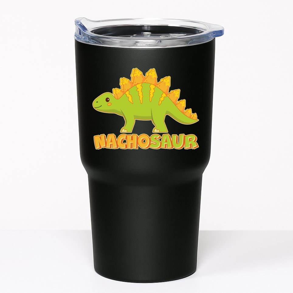 Funny Nachosaur Nacho Cheese Stegosaurus Dinosaur Tumbler