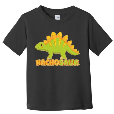 Funny Nachosaur Nacho Cheese Stegosaurus Dinosaur Toddler T-Shirt