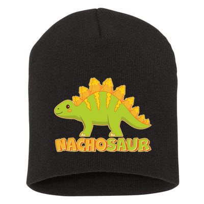 Funny Nachosaur Nacho Cheese Stegosaurus Dinosaur Short Acrylic Beanie