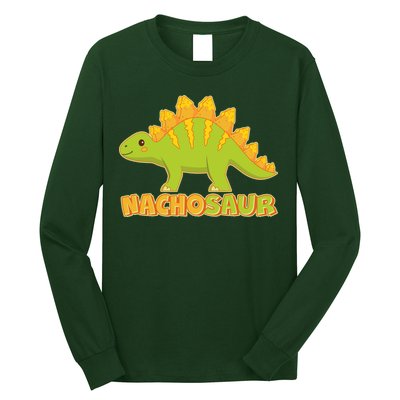 Funny Nachosaur Nacho Cheese Stegosaurus Dinosaur Long Sleeve Shirt