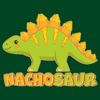 Funny Nachosaur Nacho Cheese Stegosaurus Dinosaur Polo