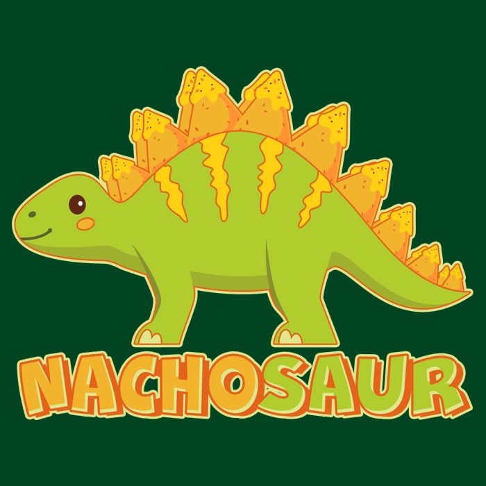 Funny Nachosaur Nacho Cheese Stegosaurus Dinosaur Polo