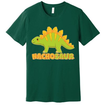 Funny Nachosaur Nacho Cheese Stegosaurus Dinosaur Premium T-Shirt
