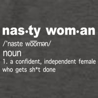 Funny Nasty Woman Definition  Vector Backpack