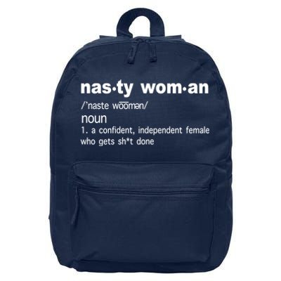 Funny Nasty Woman Definition  16 in Basic Backpack