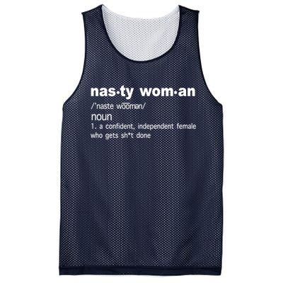 Funny Nasty Woman Definition  Mesh Reversible Basketball Jersey Tank