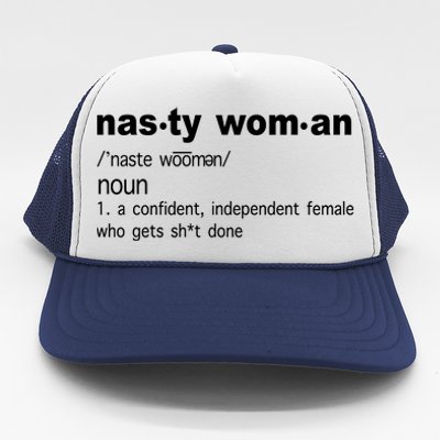 Funny Nasty Woman Definition  Trucker Hat