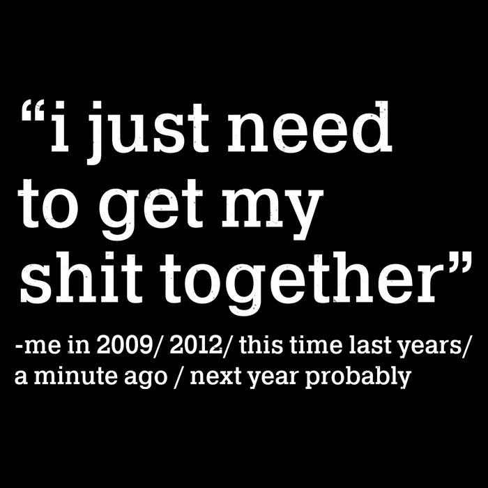 Funny New Year I Just Need to Get My Shit Together Bucket Hat