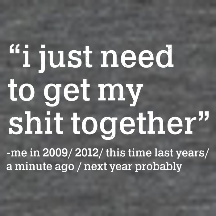 Funny New Year I Just Need to Get My Shit Together Premium T-Shirt