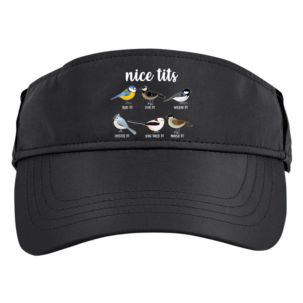 Funny Nice Tits Birds Adult Drive Performance Visor