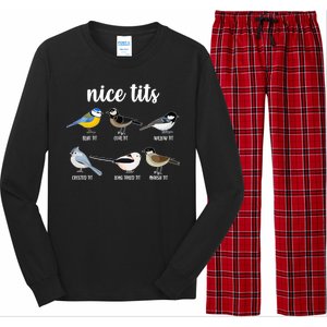 Funny Nice Tits Birds Long Sleeve Pajama Set