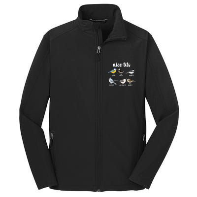 Funny Nice Tits Birds Core Soft Shell Jacket