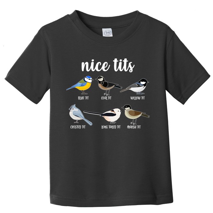 Funny Nice Tits Birds Toddler T-Shirt