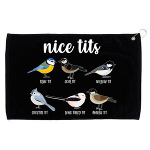 Funny Nice Tits Birds Grommeted Golf Towel