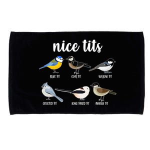 Funny Nice Tits Birds Microfiber Hand Towel