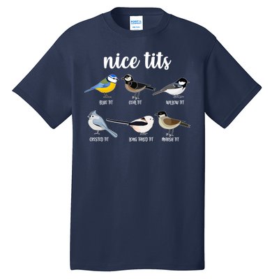 Funny Nice Tits Birds Tall T-Shirt