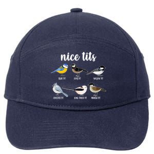 Funny Nice Tits Birds 7-Panel Snapback Hat