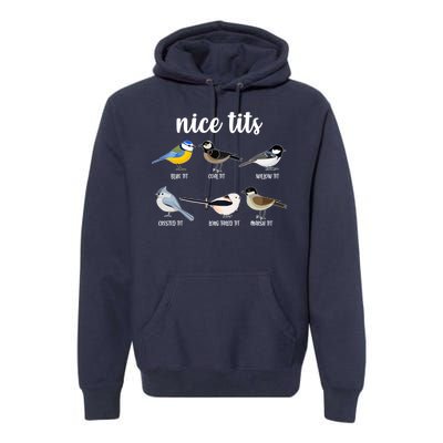 Funny Nice Tits Birds Premium Hoodie