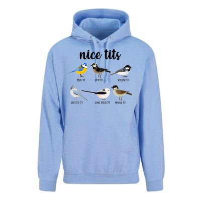 Funny Nice Tits Birds Unisex Surf Hoodie