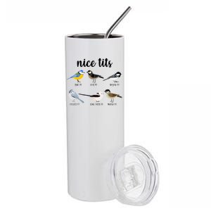 Funny Nice Tits Birds Stainless Steel Tumbler