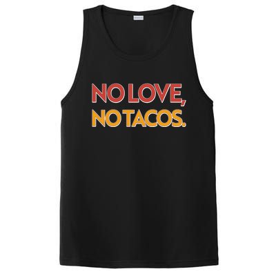 Funny No Love, No Tacos PosiCharge Competitor Tank