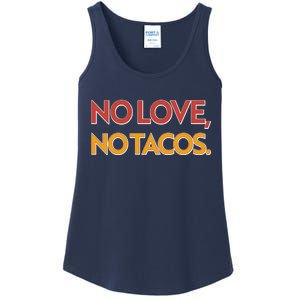 Funny No Love, No Tacos Ladies Essential Tank