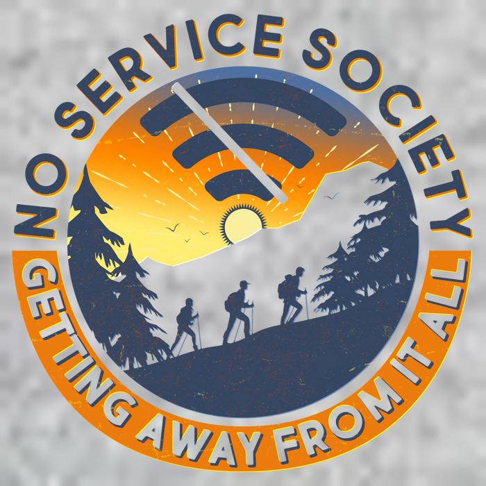 Funny No Service Society Tall Long Sleeve T-Shirt