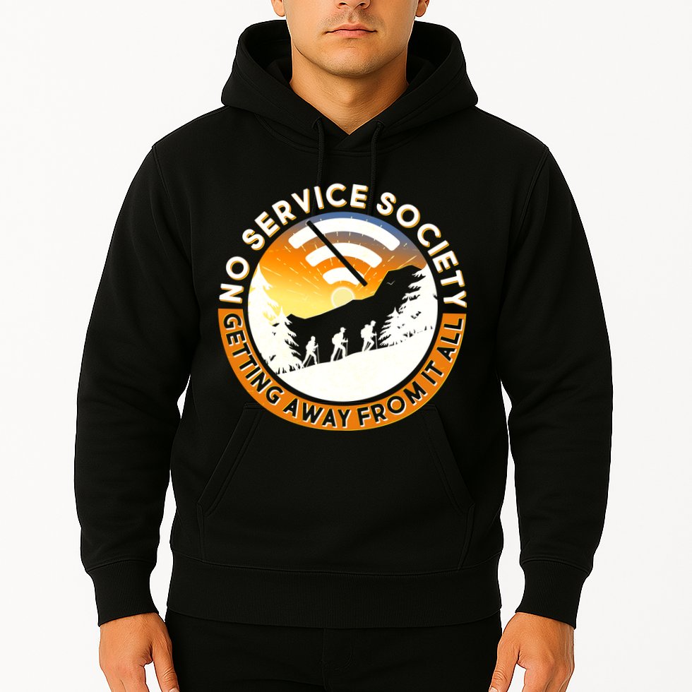 Funny No Service Society Hoodie