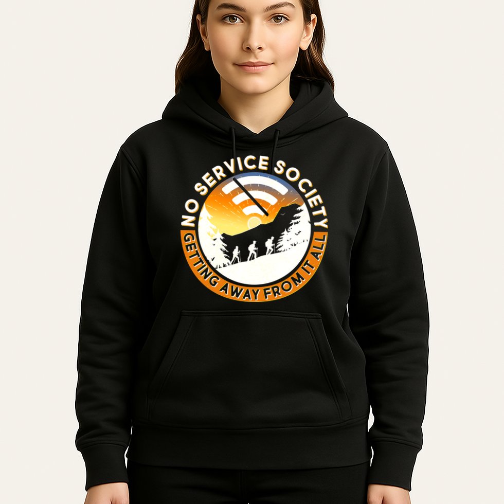 Funny No Service Society Hoodie