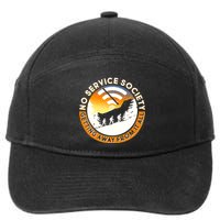 Funny No Service Society 7-Panel Snapback Hat