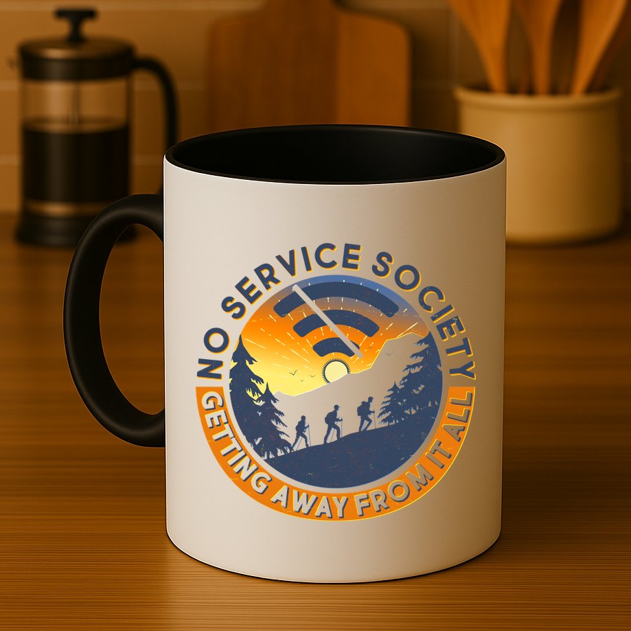 Funny No Service Society Mug