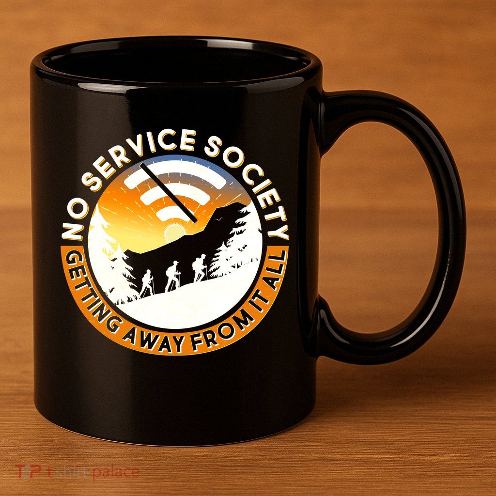 Funny No Service Society 11oz C Handle Ceramic Mug