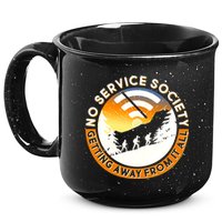 Funny No Service Society 15oz Campfire Ceramic Mug