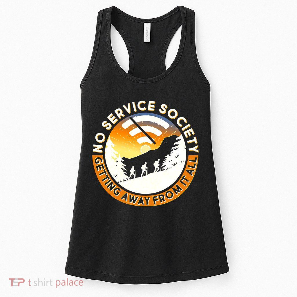 Funny No Service Society Womens Tank Top
