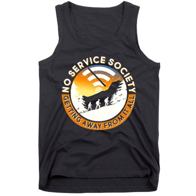 Funny No Service Society Tank Top
