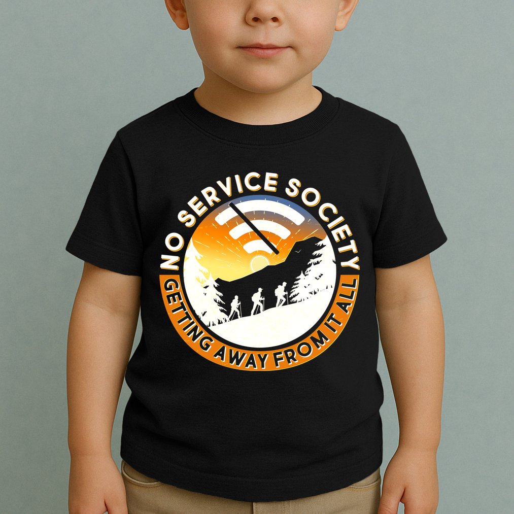 Funny No Service Society Toddler T-Shirt