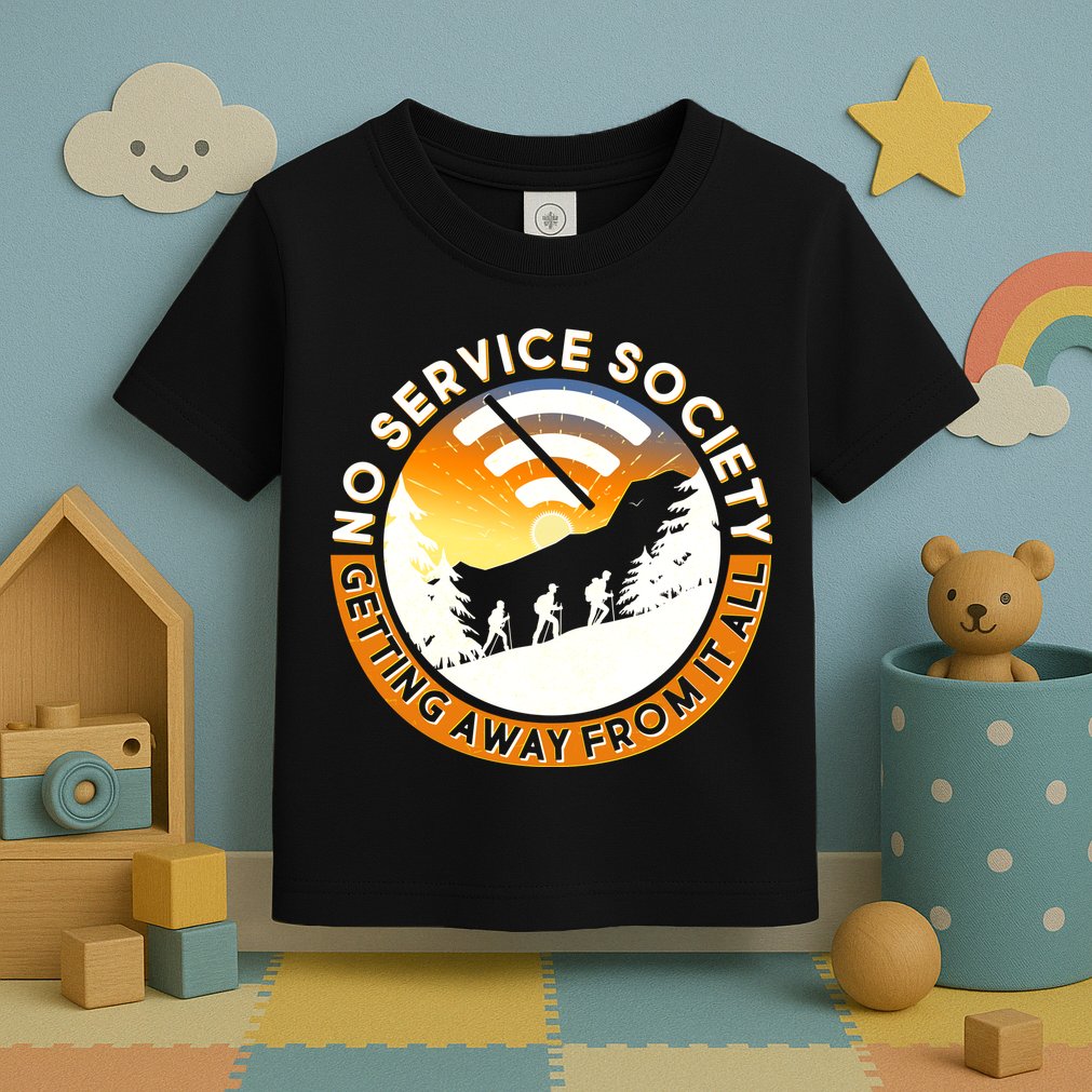 Funny No Service Society Toddler T-Shirt