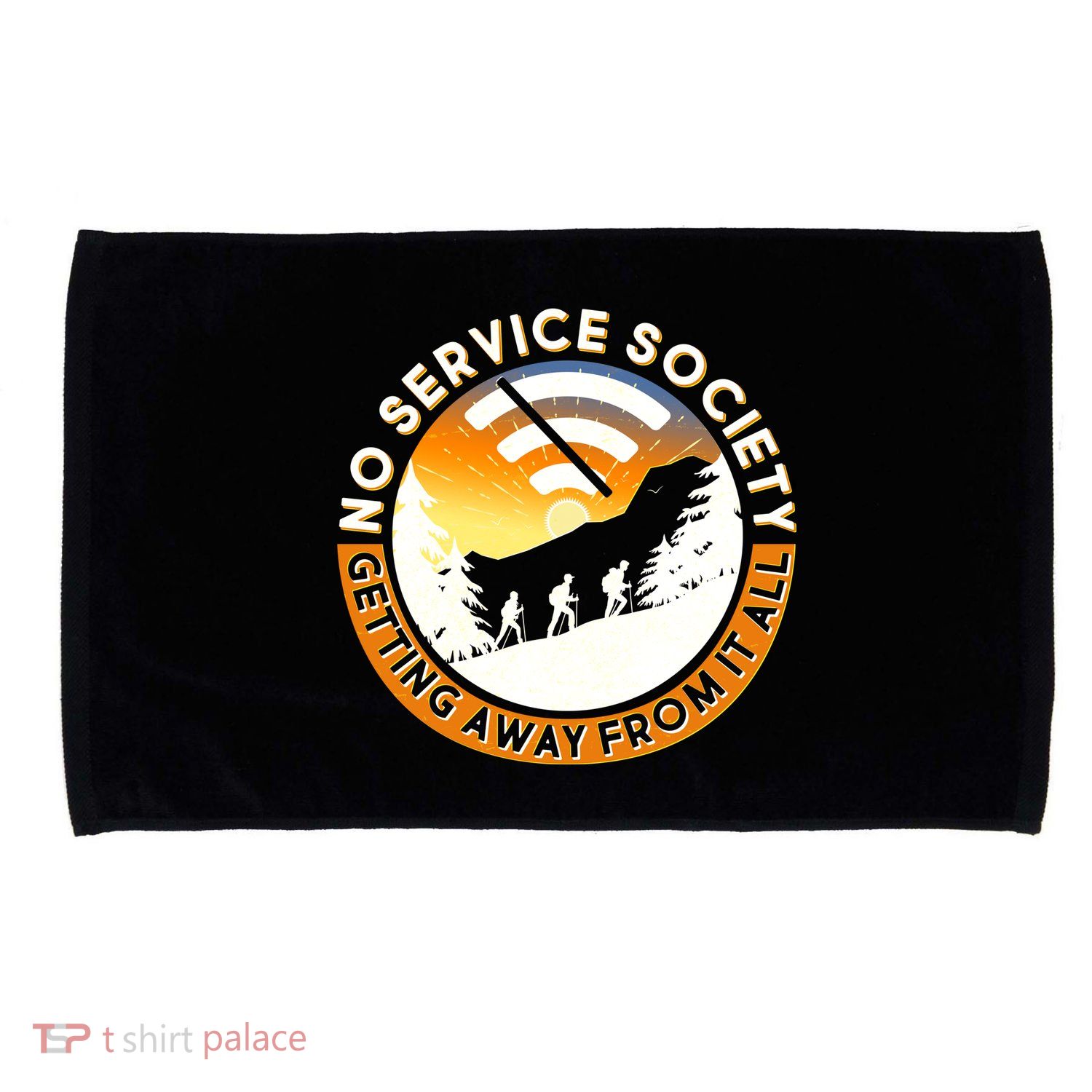 Funny No Service Society Microfiber Hand Towel