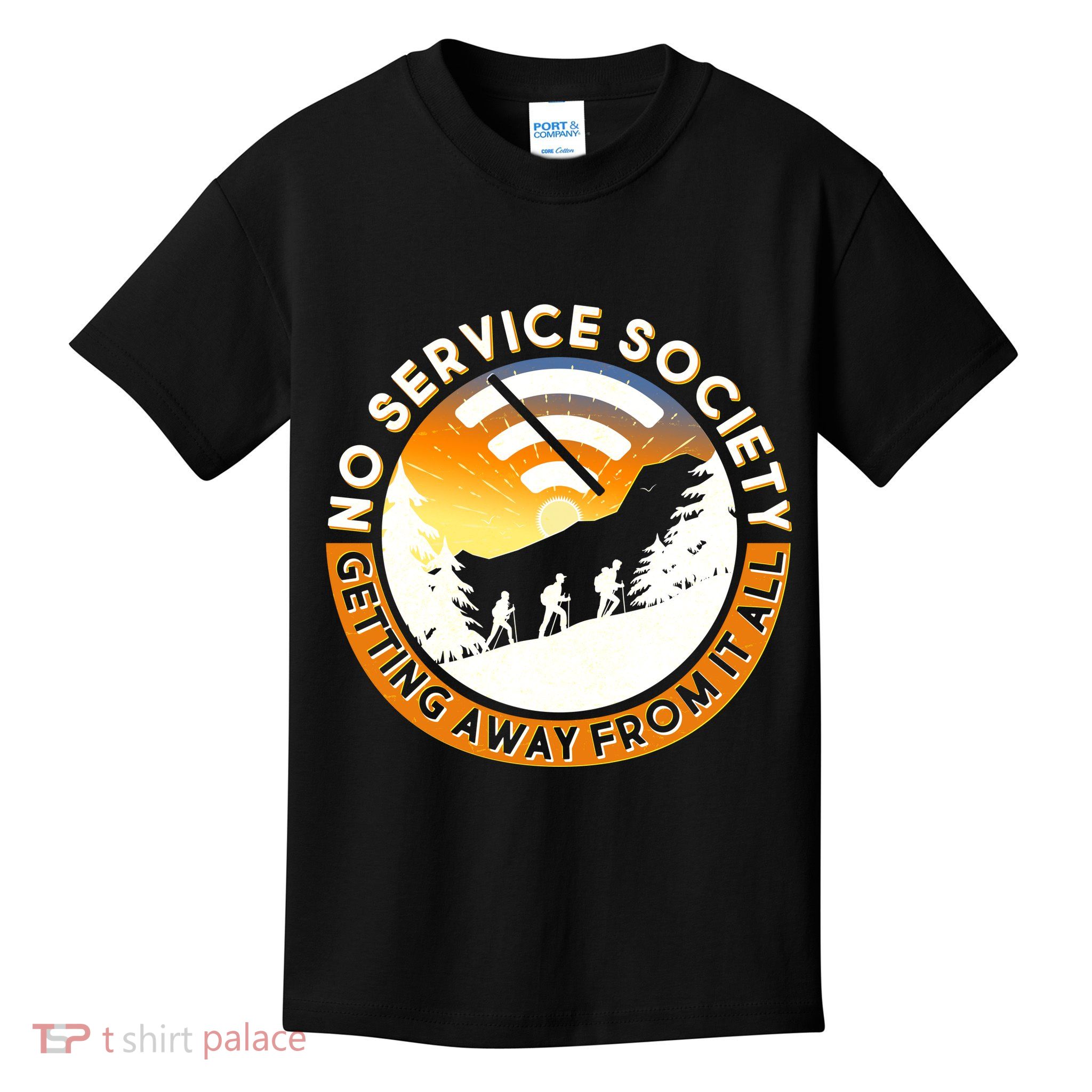 Funny No Service Society Kids T-Shirt