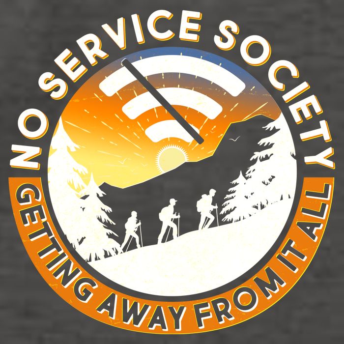 Funny No Service Society Vector Backpack