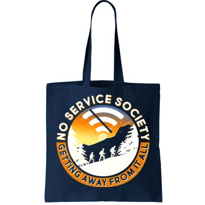 Funny No Service Society Tote Bag