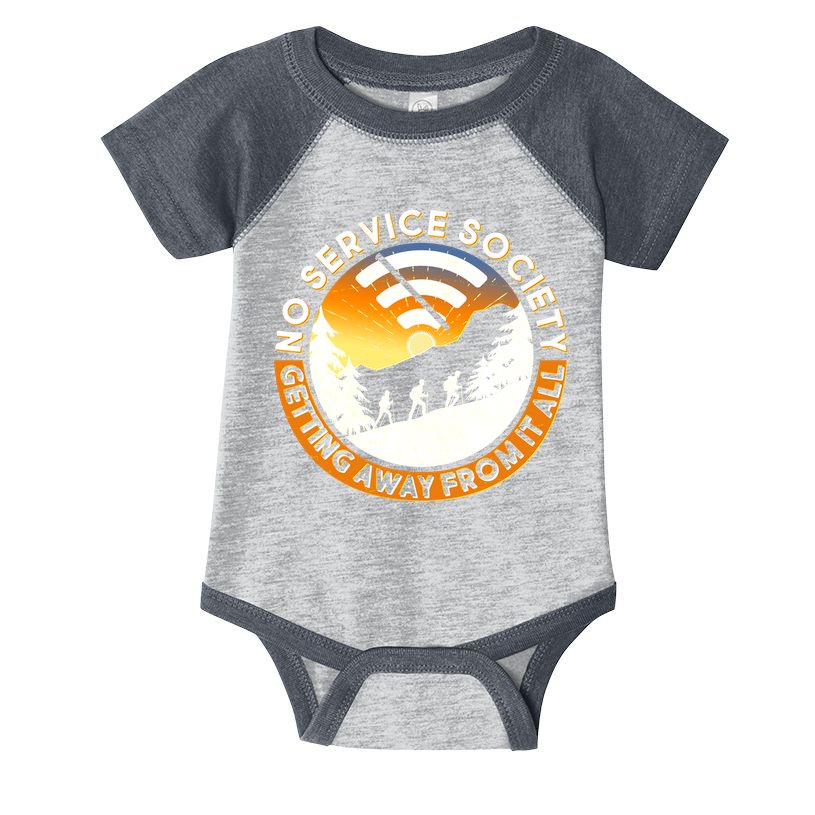 Funny No Service Society Infant Baby Jersey Bodysuit